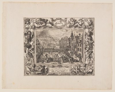 Marts, fra De tolv måneder af Pieter van der Borcht