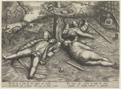 Doven land af Pieter van der Heyden (attributed to)