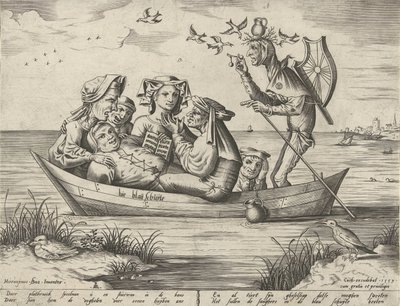 Den blå båd Bie blau schuijte (titel på objekt) af Pieter van der Heyden