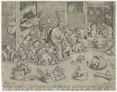 Æslet i skolen af Pieter van der Heyden