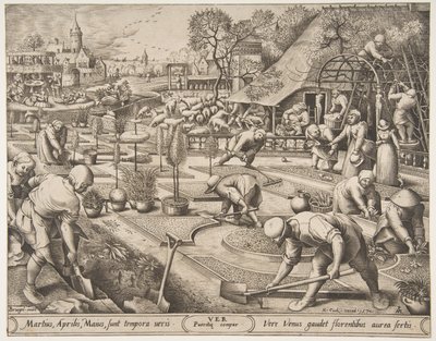 Spring Ver fra Årstiderne, 1570. af Pieter van der Heyden