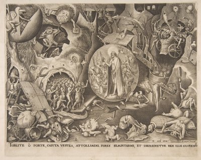 Kristi nedstigning i limbo, 1551. af Pieter van der Heyden