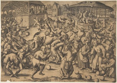 Fools Festival, efter 1570. af Pieter van der Heyden