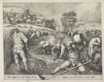 Sommer Aestas (titel på objekt) De fire årstider (serietitel) af Pieter van der Heyden