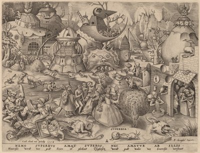 Stolthed af Pieter van der Heyden after Pieter Bruegel the Elder