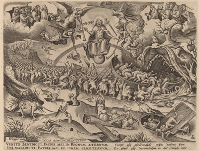 Den sidste dom af Pieter van der Heyden after Pieter Bruegel the Elder