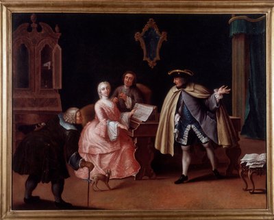 Musiktimen (maleri af Pietro (after) Longhi