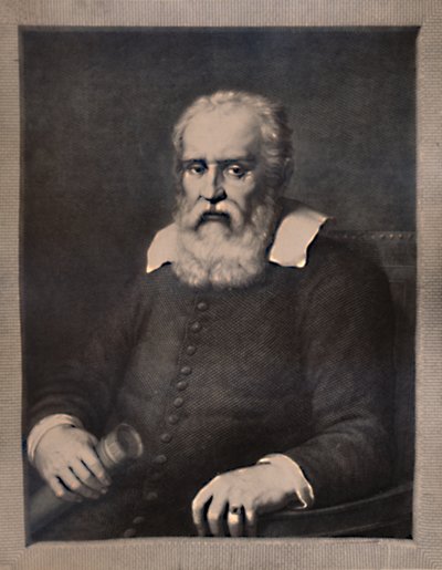 Galileo Galilei, italiensk videnskabsmand, slutningen af det 18. eller begyndelsen af det 19. århundrede 1894 af Pietro Antonio Leone Bettelini