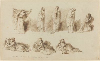 Lady Hamiltons holdninger af Pietro Antonio Novelli