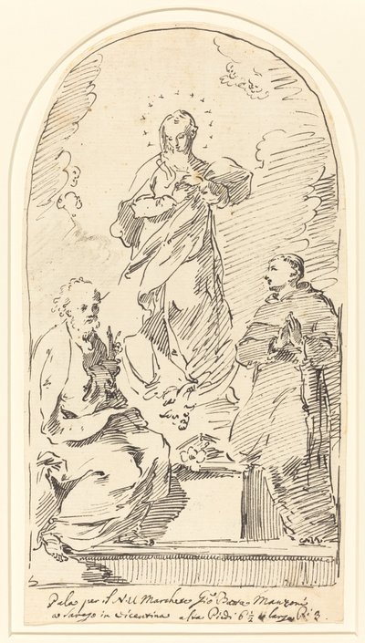 Den ubesmittede undfangelse af Pietro Antonio Novelli
