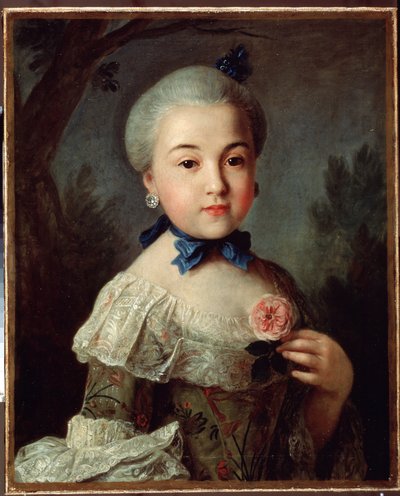 Portræt af grevinde ofte Shermatyev, 190 af Pietro Antonio Rotari