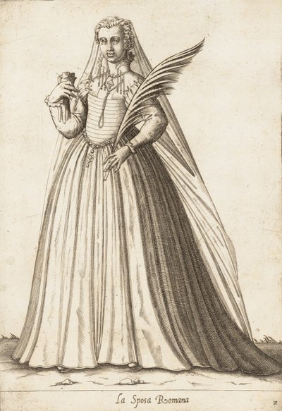 Den romerske brudebrud, ca. 1580. af Pietro Bertelli.