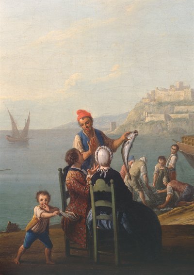 Fiskehandler (detaljer) af Pietro Fabris