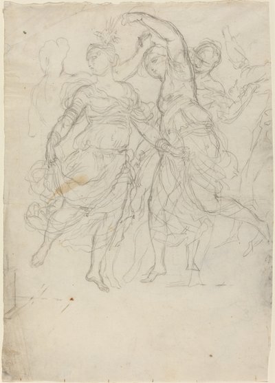 Kvinder danser af Pietro Fancelli