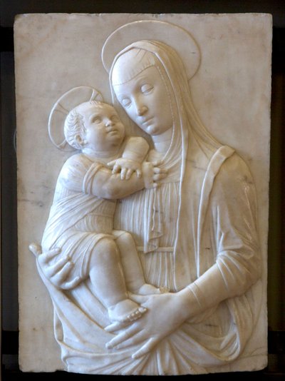 Jomfru med barn (marmor) af Pietro Lombardo