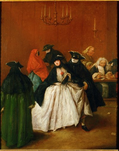 Il Ridotto (maleri på lærred) af Pietro Longhi
