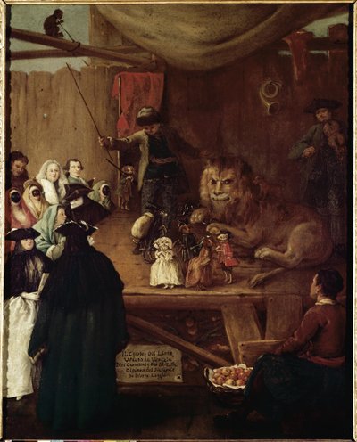 La cabane du lion - Løvehytten af Pietro Longhi
