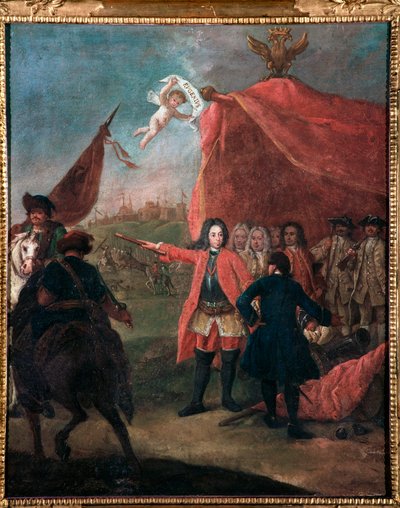 Repræsentation af Eugenio di Savoia (1663-1736) sagde Prins Eugenio (Portræt af Prins Eugen af ​​Savoyen) Maleri af Pietro Longhi (1702-1785) 1755 Dim 62x51 cm Ca 