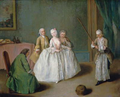 Spillet om den kogende gryde af Pietro Longhi
