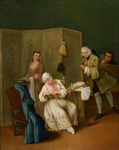 Den indiskrete Herre af Pietro Longhi