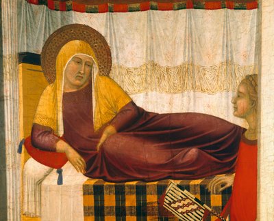 Triptykon om Jomfruens fødsel af Pietro Lorenzetti (ca. 1280-1348), tempera på træ af Pietro Lorenzetti