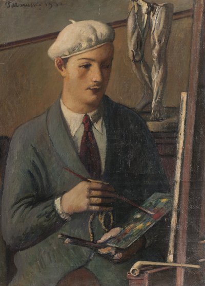 Portræt af en ung maler, 1932 af Pietro Marussig