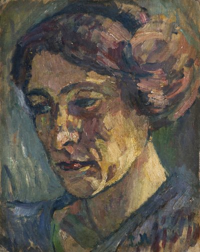 Portræt af hustruen, 1929 af Pietro Marussig