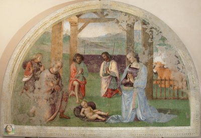 Hyrdernes tilbedelse af Pietro Perugino