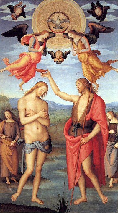 Kristi dåb, ca. 1512 af Pietro Perugino