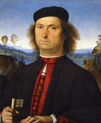 Portræt af Francesco delle Opere, 1494 af Pietro Perugino
