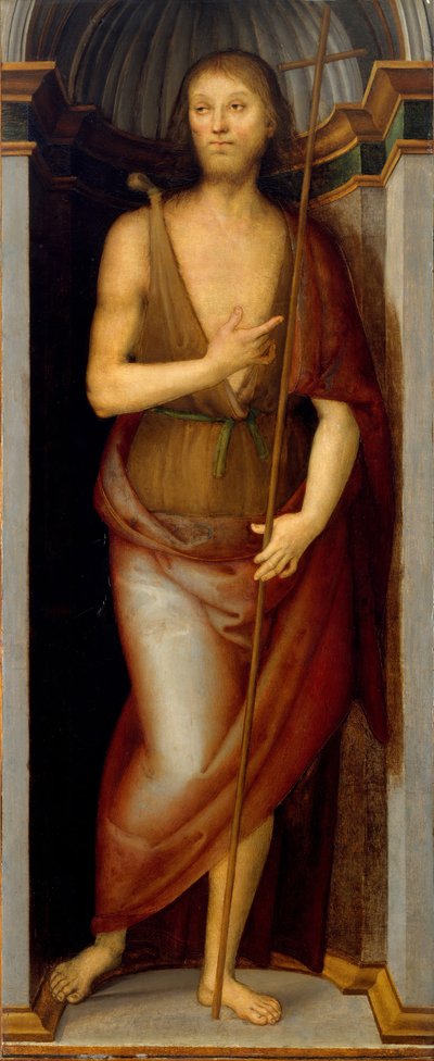 Sankt Johannes Døberen, Sankt Lucy. af Pietro Perugino