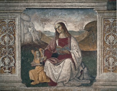 Sankt Matthæus evangelisten (fresko af Pietro Perugino