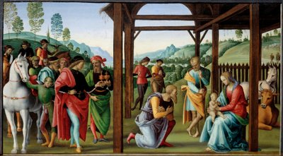 The Adoration of the Magi Maleri af Pietro Vannucci dit il Perugino (The Perugin af Pietro Perugino