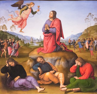 Kvalen i haven af Pietro Perugino