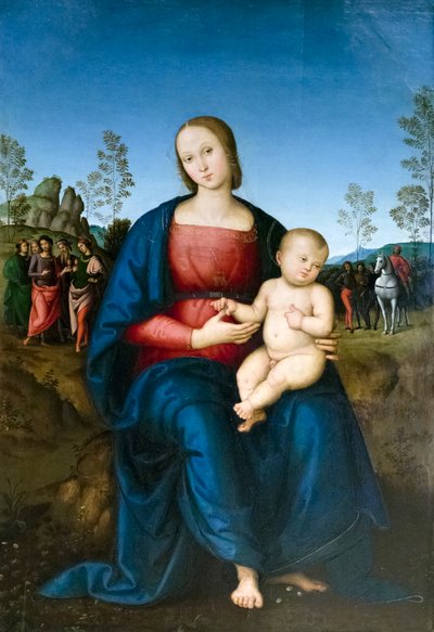 Jomfru med barn af Pietro Perugino