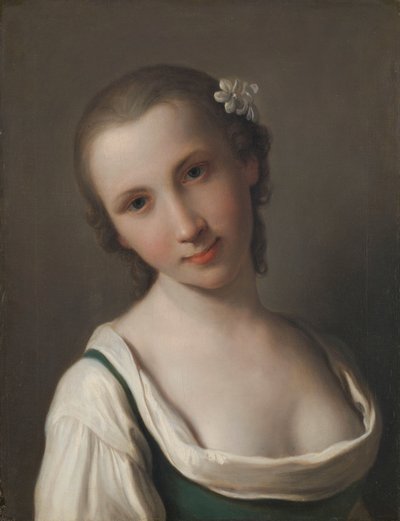 En ung kvinde af Pietro Antonio Rotari