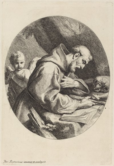 Sankt Frans af Pietro Antonio Rotari