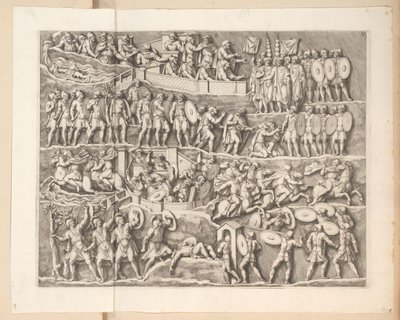 Relieffer på Septimius Severus bue i Rom af Pietro Sante Bartoli