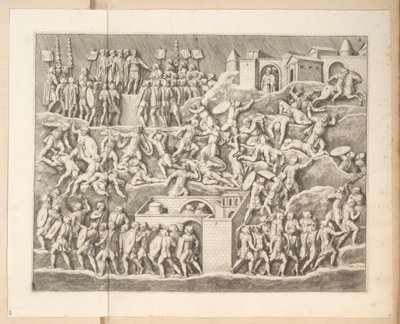 Relieffer på Septimius Severus bue i Rom af Pietro Sante Bartoli
