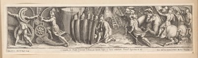 Soldater på angreb Kejser Konstantins historie (serietitel) af Pietro Sante Bartoli