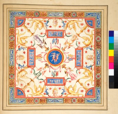Design til et loftfresko af Pietro Santi Bartoli