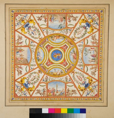 Hvælving af Augustus Palads af Pietro Santi Bartoli