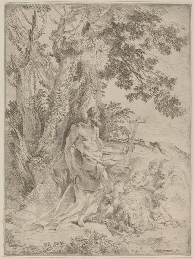 Sankt Jerome af Pietro Testa