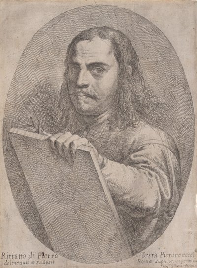 Selvportræt, ca. 1645. af Pietro Testa