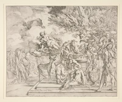 Iphigenia-offeret af Pietro Testa