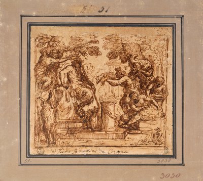 Undersøgelse for tilbuddet om at panorere af Pietro da Cortona
