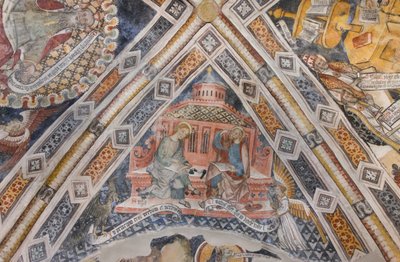 Evangelisterne Sankt Johannes og Sankt Matthæus af Pietro da (15th century) Saluzzo