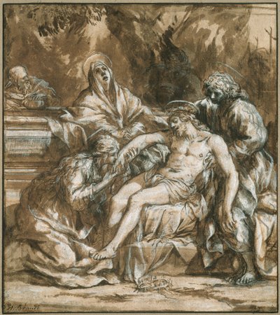 Klagesang over den døde Kristus af Pietro da Cortona