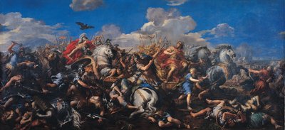 Slaget ved Alexander versus Darius, 1644-1655 af Pietro da Cortona