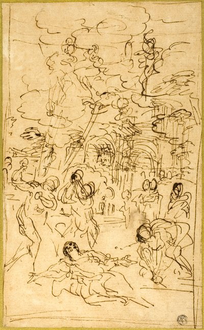 Sankt Stefans martyrium af Pietro da Cortona